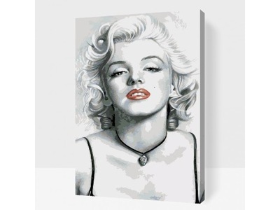 Malowanie Po Numerach Marilyn Monroe 40x60cm RAMA