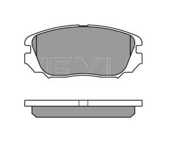 ZAPATAS DE FRENADO MEYLE PARTE DELANTERA OPEL INSIGNIA 08-  