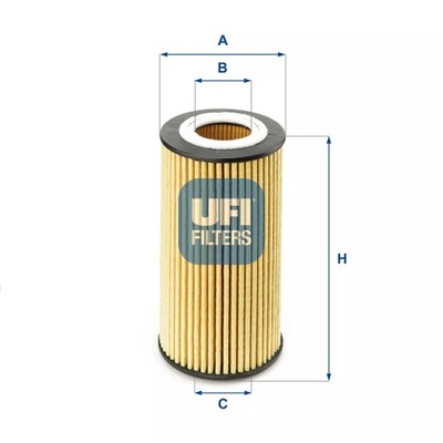 25.154.00/UFI FILTRAS ALYVOS ĮDĖKLAS 