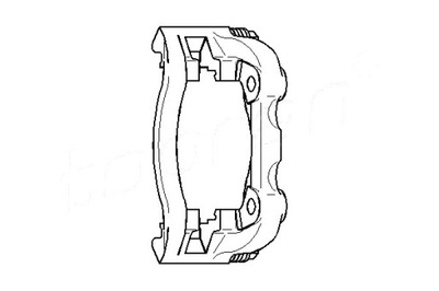 Topran скоба супорт гальмівний seat inca toledo фото №1