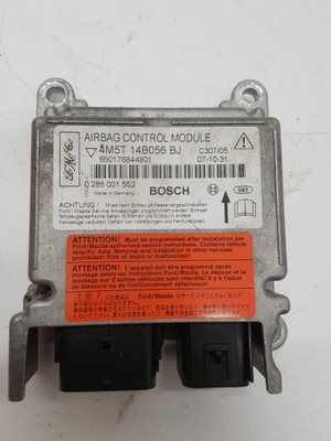 Модуль подушок датчик подушка безпеки ford focus mk2 4m5t14b056bj фото №1