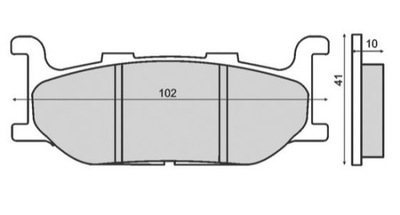 КОЛОДКИ ТОРМОЗНЫЕ BRENTA FT3057