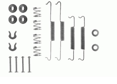 RESORTES PARA ZAPATAS HAMULC GARBUS VW KAEFER 67-85  