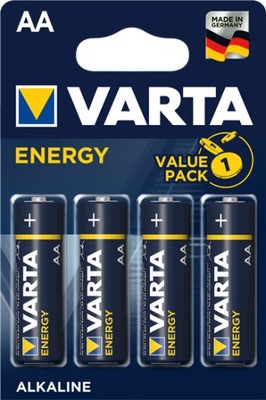 Zestaw baterii alkaliczne VARTA Energy AA x 4