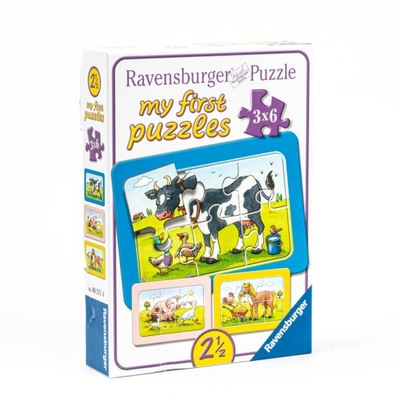 Moje pierwsze puzzle zwierzaki Ravensburger