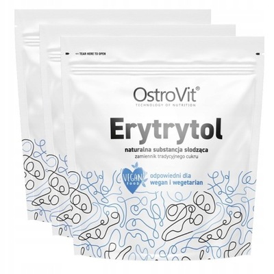 OstroVit Erytrytol 1000 g zamiennik cukru