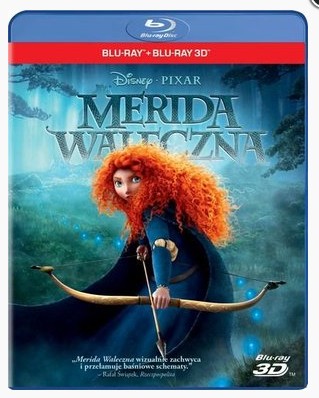 Film Blu-Ray Merida Waleczna płyta Blu-ray 3D