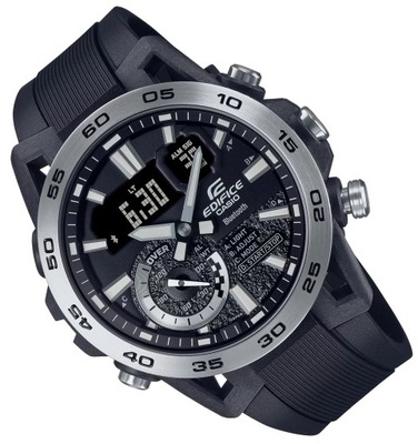 Czarny zegarek męski Casio Edifice ECB-40P Carbon