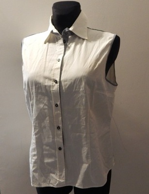 VAN LAACK bluzka koszulowa biała vintage 44/XXL