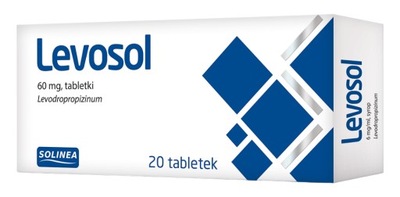 LEVOSOL 60 mg lek przeciwkaszlowy 20 tabletek