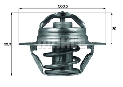 TERMOSTATY АВТОМОБИЛЬНЫЙ MAHLE TX 88 82D