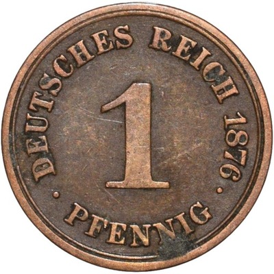 1 Pfennig 1876 A