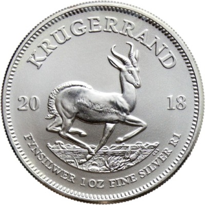 RPA, Krugerrand 2018, 1 oz Ag999, st. 1/1-