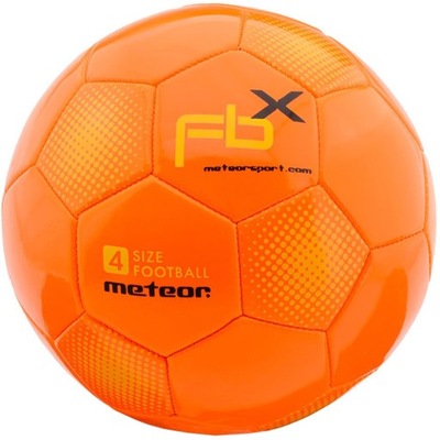 Piłka nożna Meteor FBX 4 pomarańczowa 37006 4