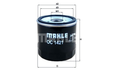 MAHLE FILTRO ACEITES OPEL  