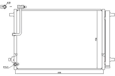 NISSENS CONDENSADOR DE ACONDICIONADOR AUDI A8 D4 2.0H-6.3 11.09-01.18  