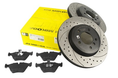 КОМПЛЕКТ ГАЛЬМІВНІ ДИСКИ 325MM + КОЛОДКИ ПЕРЕД BMW SERIA 3 E46