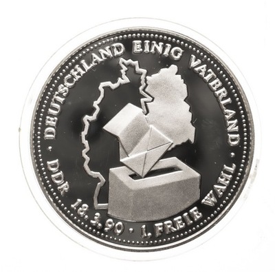 Medal Zjednoczenie Niemiec 1990, srebro 999