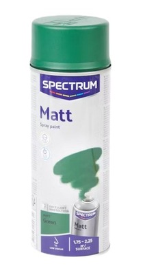 Matowa farba w sprayu Spectrum Zielona 400 ml