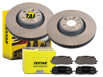 Гальмівні диски гальмівні колодки textar перед audi a4 s4 b9 349mm фото №1
