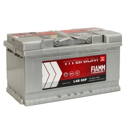 Акумулятор fiamm titanium pro 12v85 ah 760 a p+ фото №1