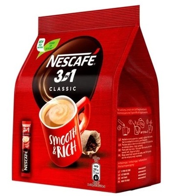 Kawa Nescafe 3w1 CLASSIC w saszetkach 20 x16,5g