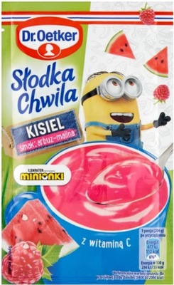 Dr. Oetker Słodka Chwila Kisiel Minionki Arbuz Malina 29g