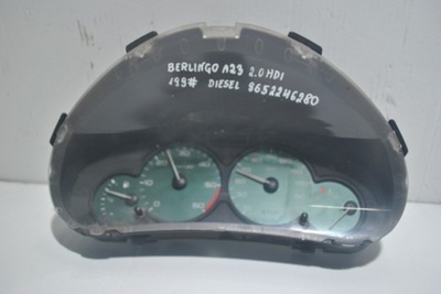 Счетчик приборы citroen berlingo 2.0 hdi 9652246280 фото №1