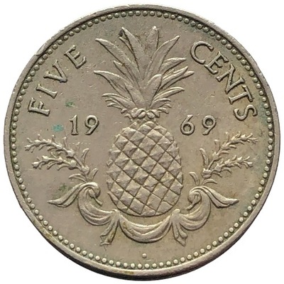 87137. Bahamy - 5 centów - 1969r.