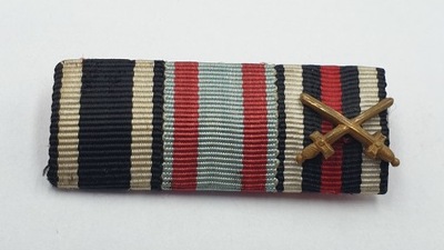 Niemcy Hesja baretki weterana I wś Krzyż Żelazny, Medal za Odwagę