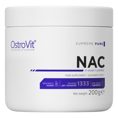 NAC 200 g N-acetyl-L-cysteina Ostrovit