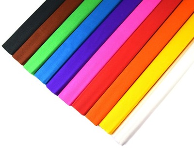 Bibuła marszczona kolorowa - Happy Color - 10 szt.
