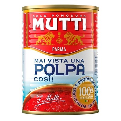 Pulpa Pomidorowa Mutti Pomidory Włoskie Drobno Krojone 400g