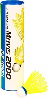 Lotki do badmintona Yonex MAVIS 2000 średnie 6szt