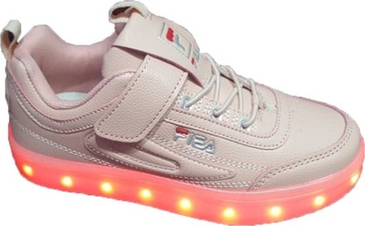 BUTY LED ŚWIECĄCE SHUFFLE DANCE HIT 2020 RÓŻ R35