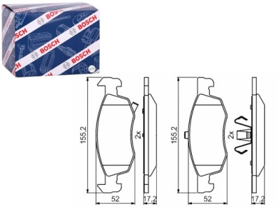 Тормозные колодки тормозные перед opel corsa e corsa e хэтчбек 1.0-1.4lpg фото №1