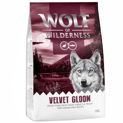 Wolf of Wilderness "Velvet Gloom", indyk i pstrąg 1 kg