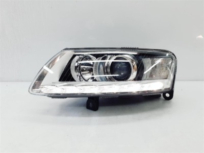 Audi a6 c6 4f0 рестайлинг  08r+ левая фара перед ксенон led skr ory европа  !!! фото №1