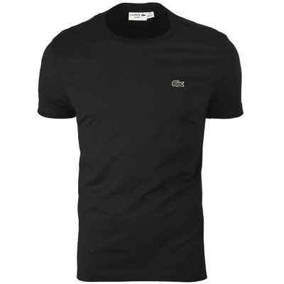 Pánske tričko okrúhly výstrih Lacoste veľkosť S čierna