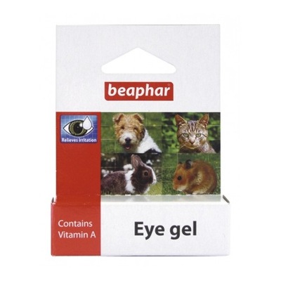 BEAPHAR EYE GEL PREPARAT DO OCZU DLA PSA I KOTA Z WITAMINĄ A ŻEL 5ml