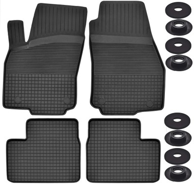 OPEL ASTRA H III (2004-2014) RUBBER MATS KORYTKA BLACK SET  