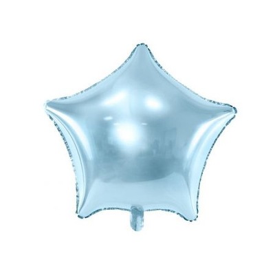Balon foliowy Gwiazdka 48 cm błękitna