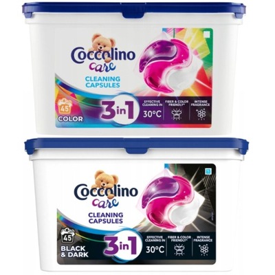 Coccolino Care Kapsułki do prania Black+Kolor 90pr