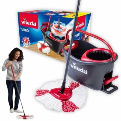 MOP OBROTOWY + WIADRO ZESTAW VILEDA EASY WRING AND CLEAN TURBO