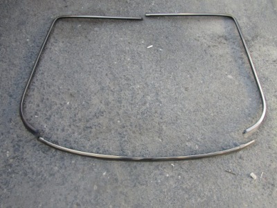 2 mercedes w210 97' седан хром рамка стекло задняя молдинг прокладка стекло фото №1