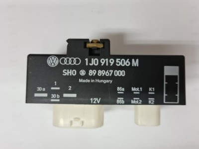 Реле блок управления модуль вентиляторов 1j0919506m фото №1