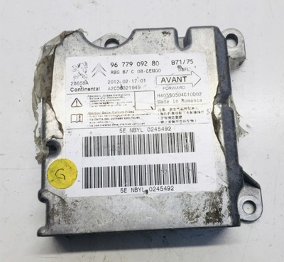 Датчик air bag 9677909280 peugeot citroen фото №1