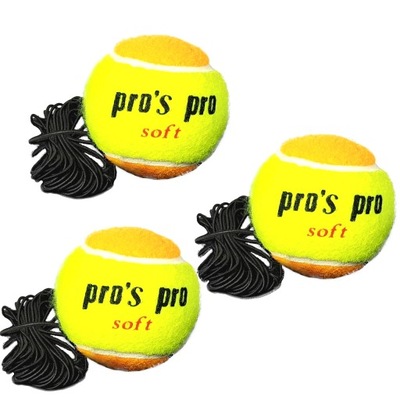 3 Piłki zapasowe Tenis trainer Fun&more SOFT