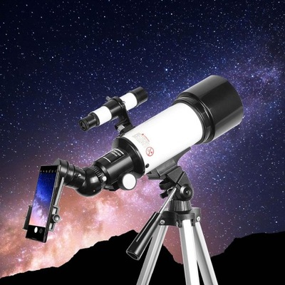 TELESKOP ASTRONOMICZNY LUNETA 70 mm 400 mm teleskop refraktorowy