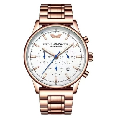 Swiss Brand POEDAGAR Sport Chronograph Men Watch